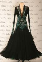 MST-3842　ブラックジョーゼット　USサイズ6-8　