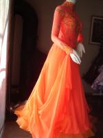 サロン　ST-39　オレンジ USサイズ8