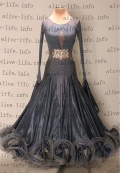 WB-3425　　ヘマタイトサテンシフォン